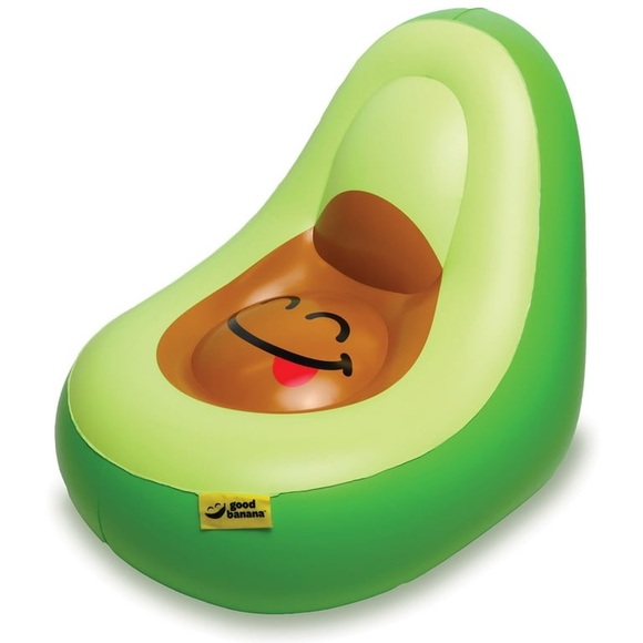 New~ Good Banana Avocado Comfy Chairs Inflatable Seating For Kids - Picture 9 of 9